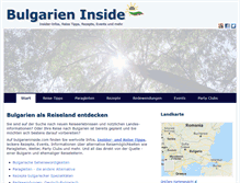Tablet Screenshot of bulgarieninside.com